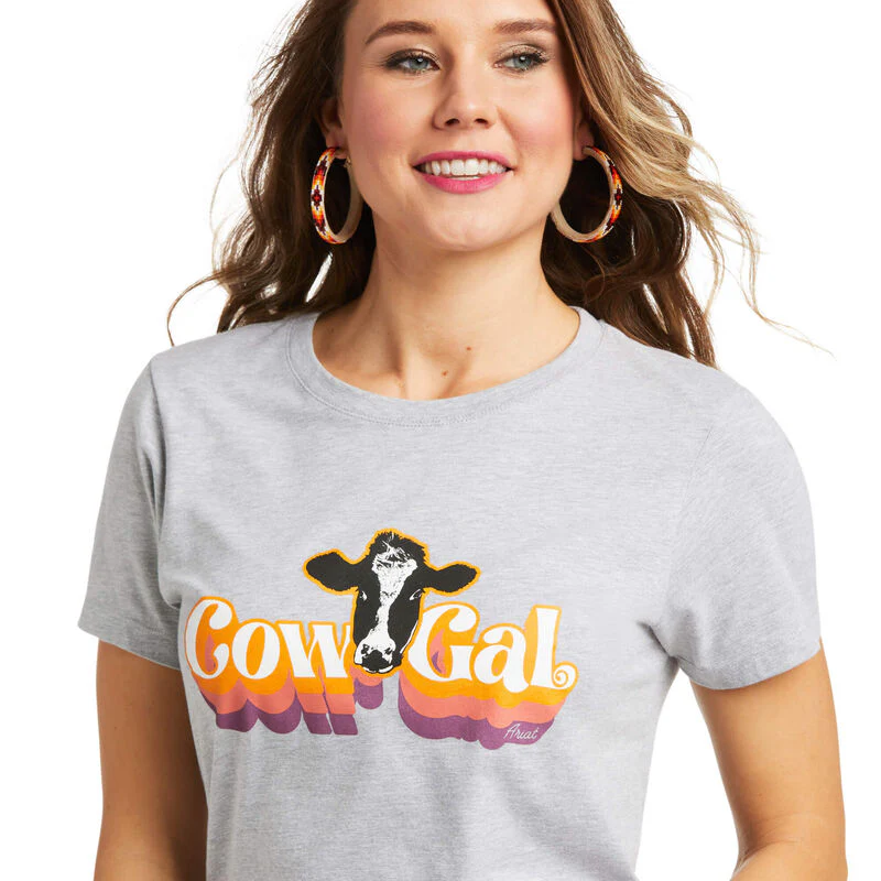 Ariat Women's Retro Cow Gal Tee - Image 3