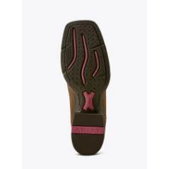 Ariat Women's Round Up Wide Toe Stretchfit Western Boot- Sassy Brown - Image 3