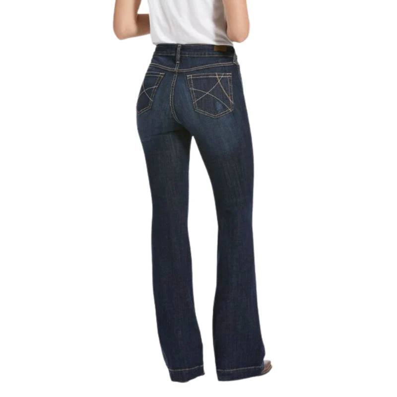 Ariat Women's High Rise Ella Slim Trouser Jeans - Rascal - Image 2