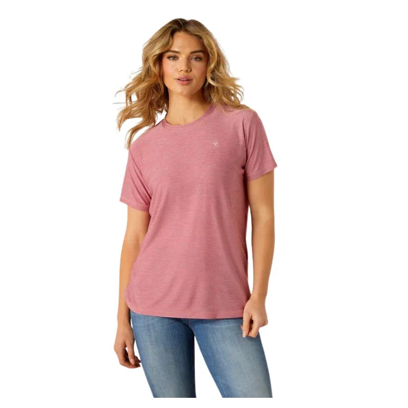 Ariat Women's Short Sleeve Lugna Black Logo Tee Shirt- - Image 5