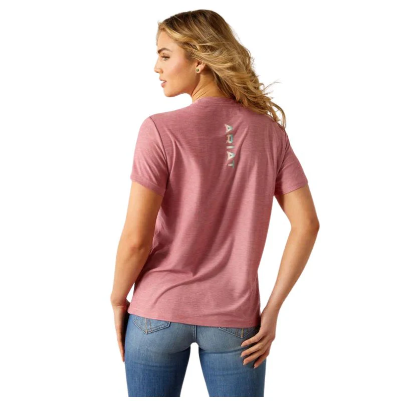 Ariat Women's Short Sleeve Lugna Black Logo Tee Shirt- - Image 6
