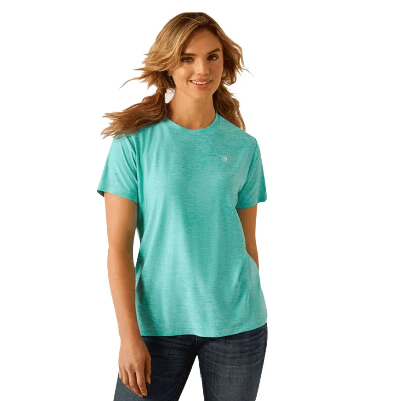 Ariat Women's Short Sleeve Lugna Black Logo Tee Shirt- - Image 8