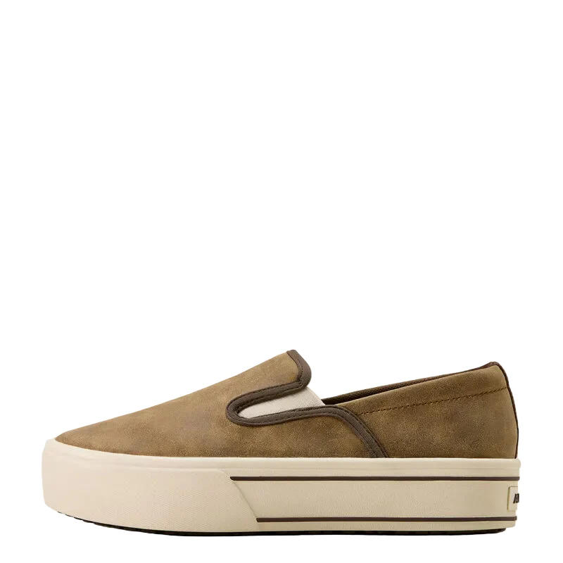 Ariat Women's Skylar Slip On Shoe - Brown Bomber - Image 2