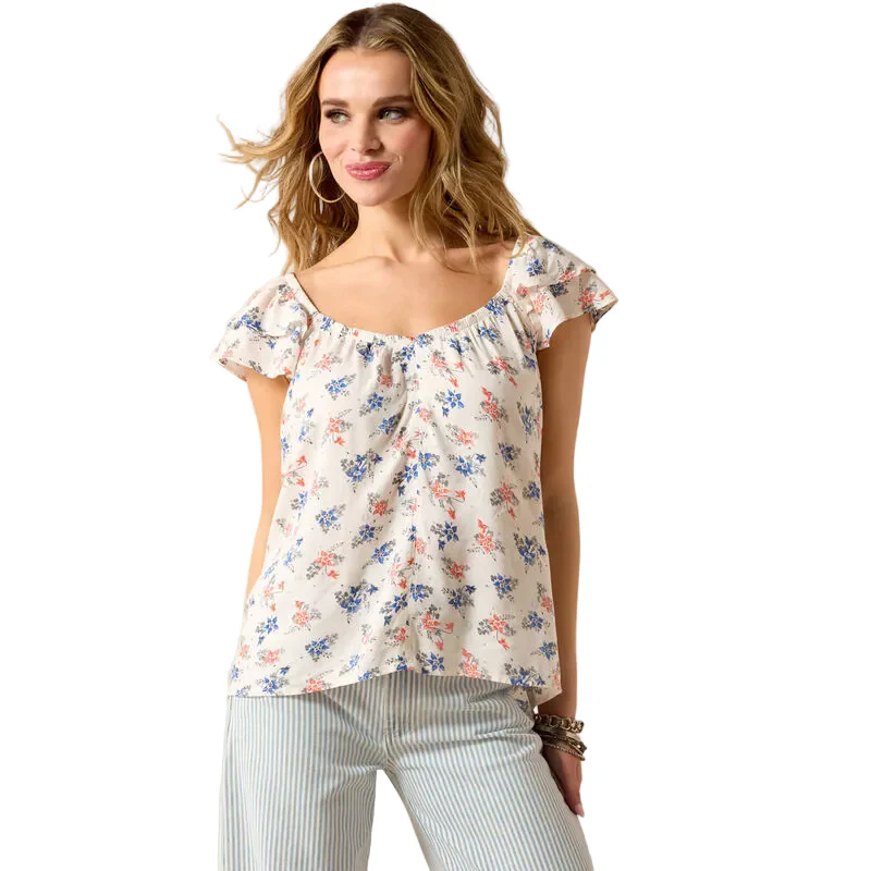Ariat Women's Sleeveless Lynn Shirt - Floral Print