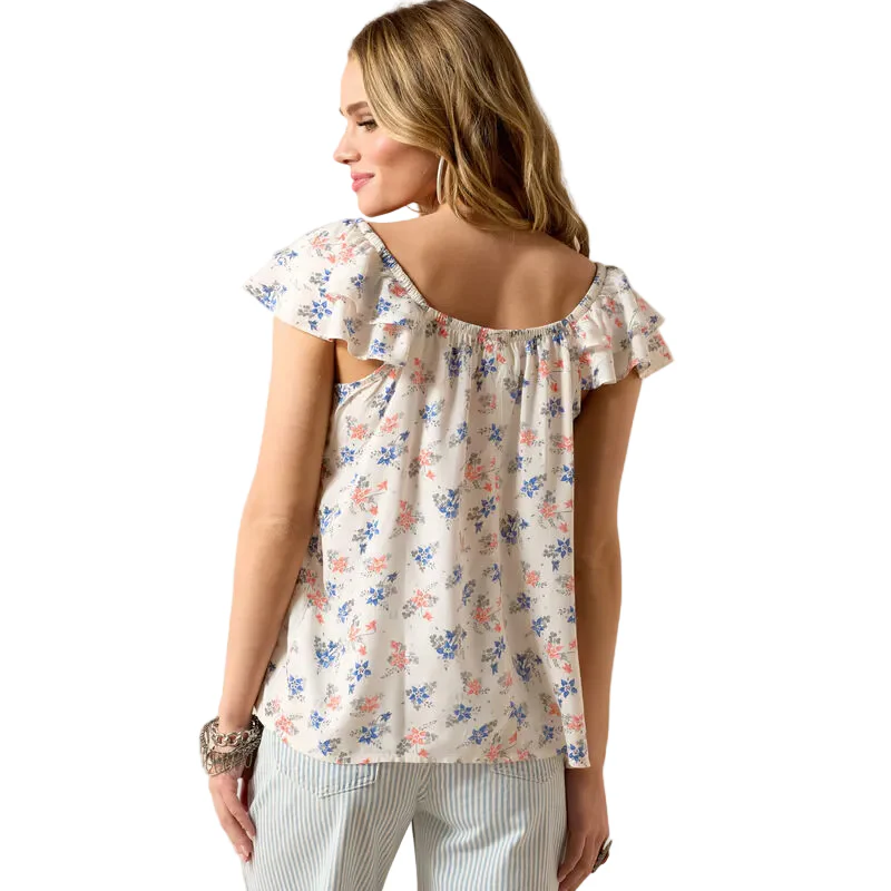 Ariat Women's Sleeveless Lynn Shirt - Floral Print - Image 2