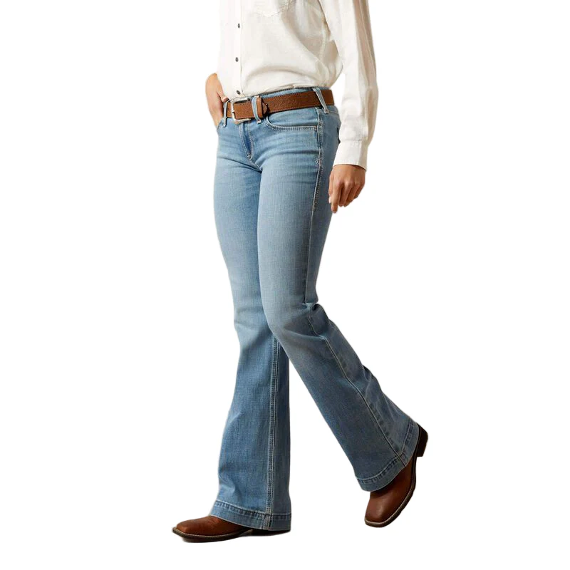 Ariat Women's Slim Mid Rise Giovana Trouser Jeans- Petaluma
