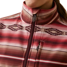 Ariat Women's Softshell Jacket Blushing Serape - Image 3