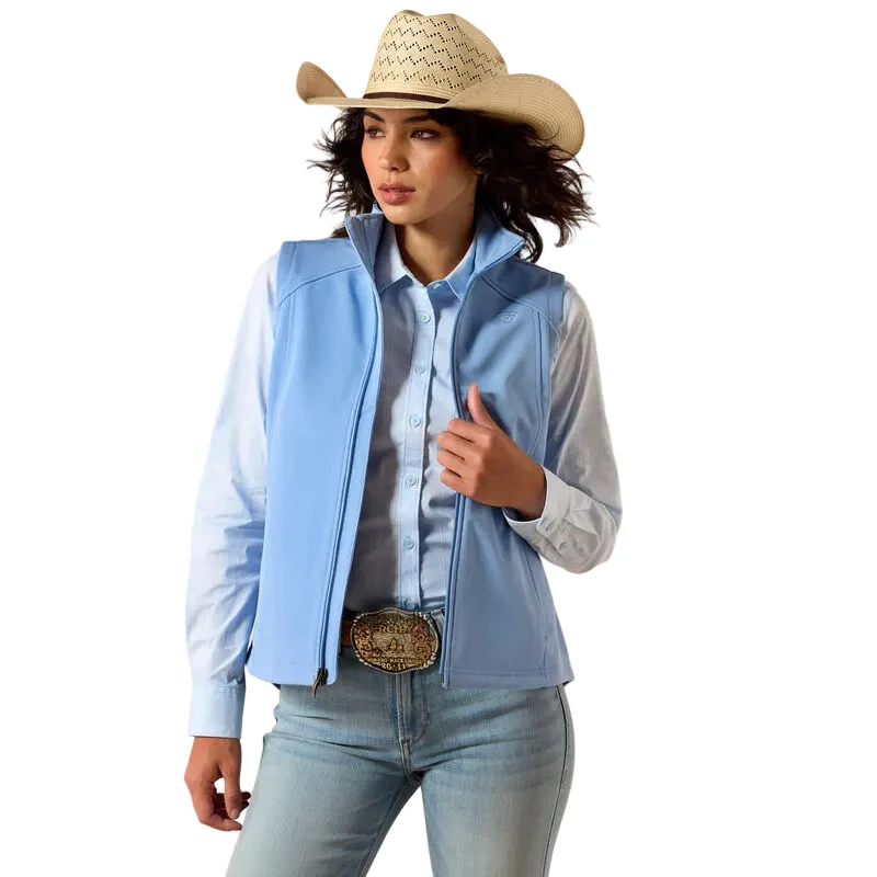 Ariat Women's Softshell Vest - Ashleigh Blue Heather