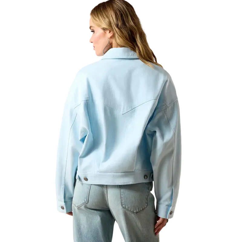 Ariat Women's Solar Cotton Twill Jacket - Nantucket Breeze - Image 2
