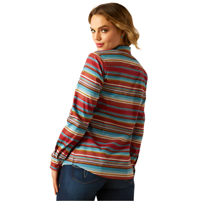 Ariat Women's Team Kirby Stretch Shirt - Iris Serape - Image 2