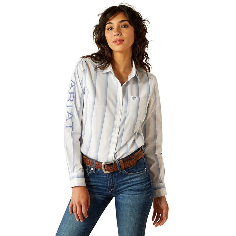 Ariat Women's Team Kirby Stretch Shirt - Assorted Colors - Image 2