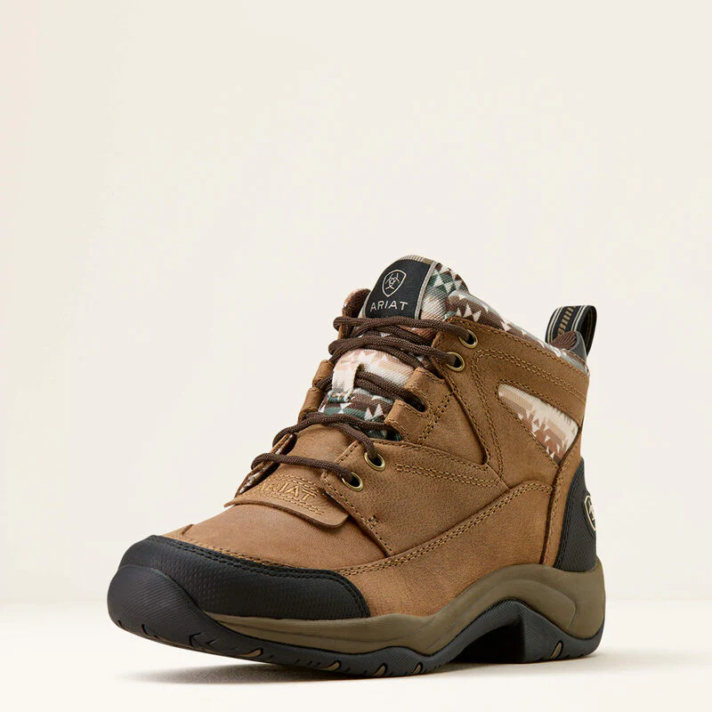 Ariat Women's Terrain Boot- Dark Tan/Southwest Print