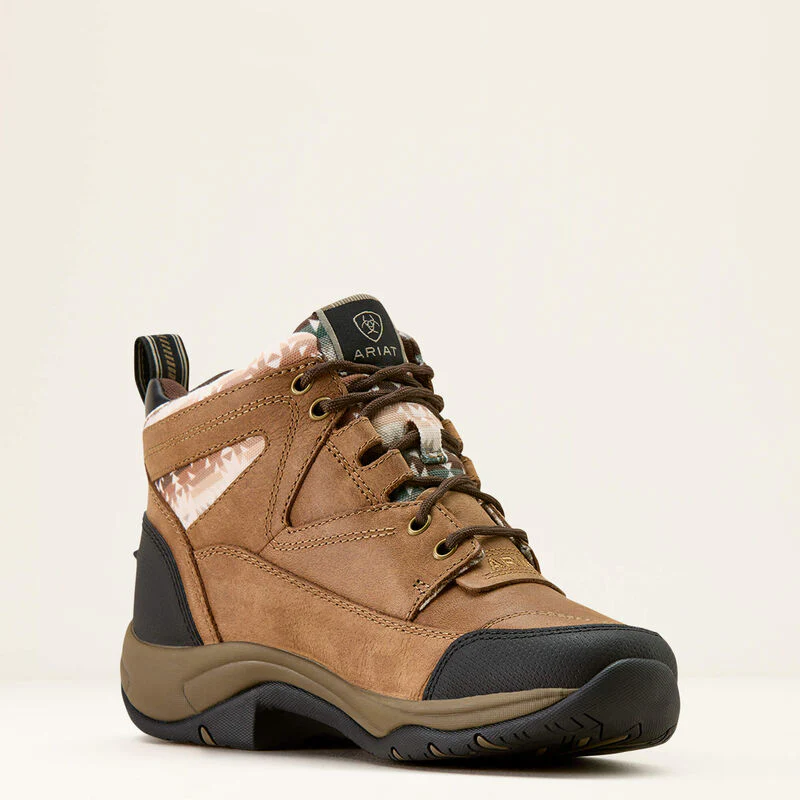 Ariat Women's Terrain Boot- Dark Tan/Southwest Print - Image 3