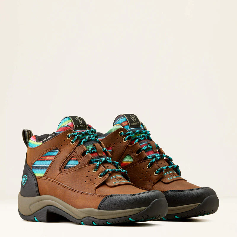 Ariat Women's Terrain VentTEK 360 Boots - Arizona Brown/Turquoise Serape - Image 7