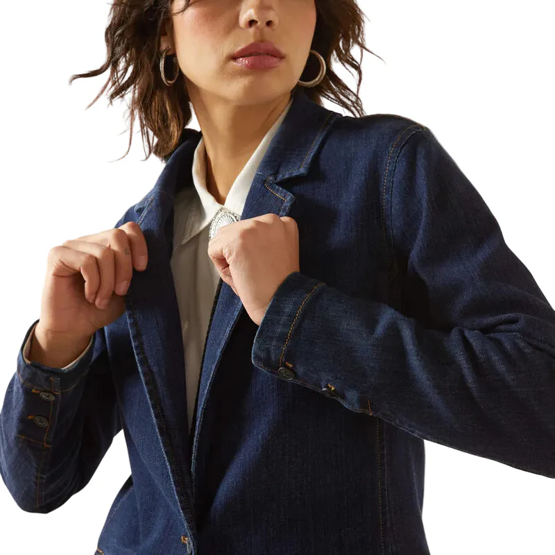 Ariat Women's Tourist Blazer - Rinse - Image 3