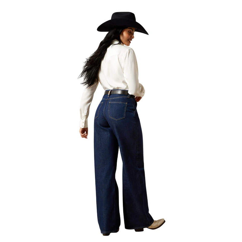 Ariat Women's Ultra High Rise Pleated  Trouser Jean - Chester - Image 2