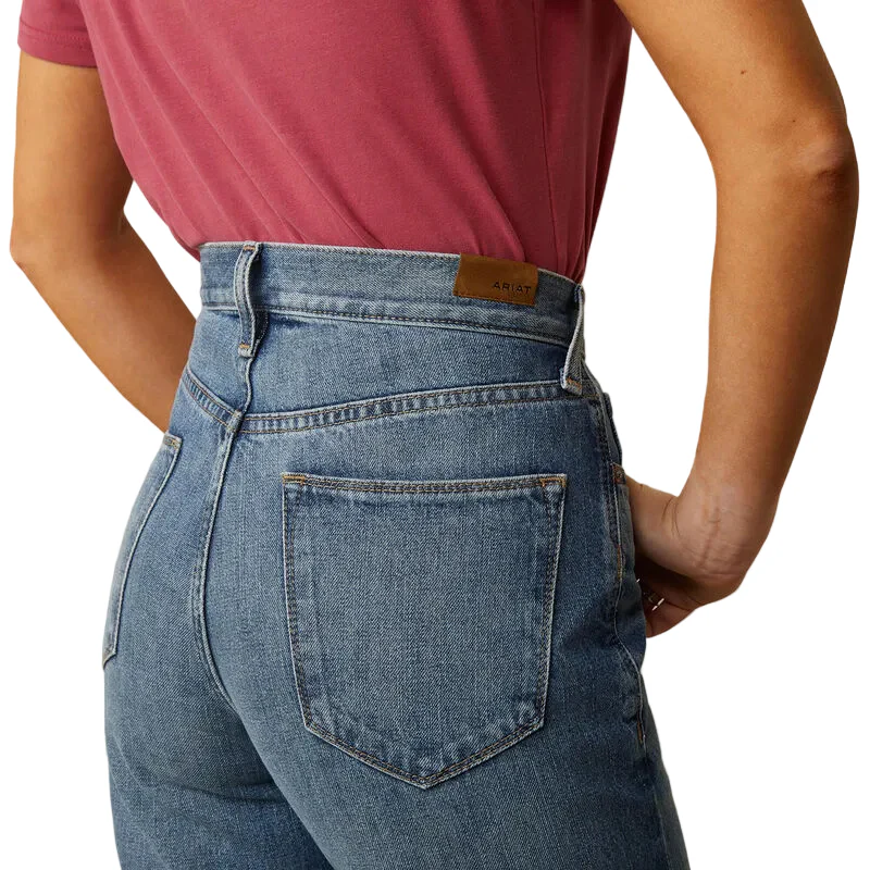 Ariat Women's Ultra Tomboy Wide Jeans - Moana - Image 7