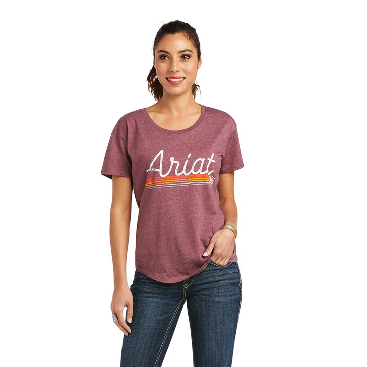 Ariat Women's Underline Script SS T-Shirt
