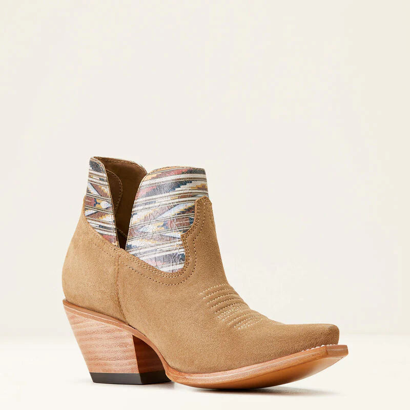 Ariat Women's Hazen Chimayo Western Boots - Dijon Roughout - Image 6