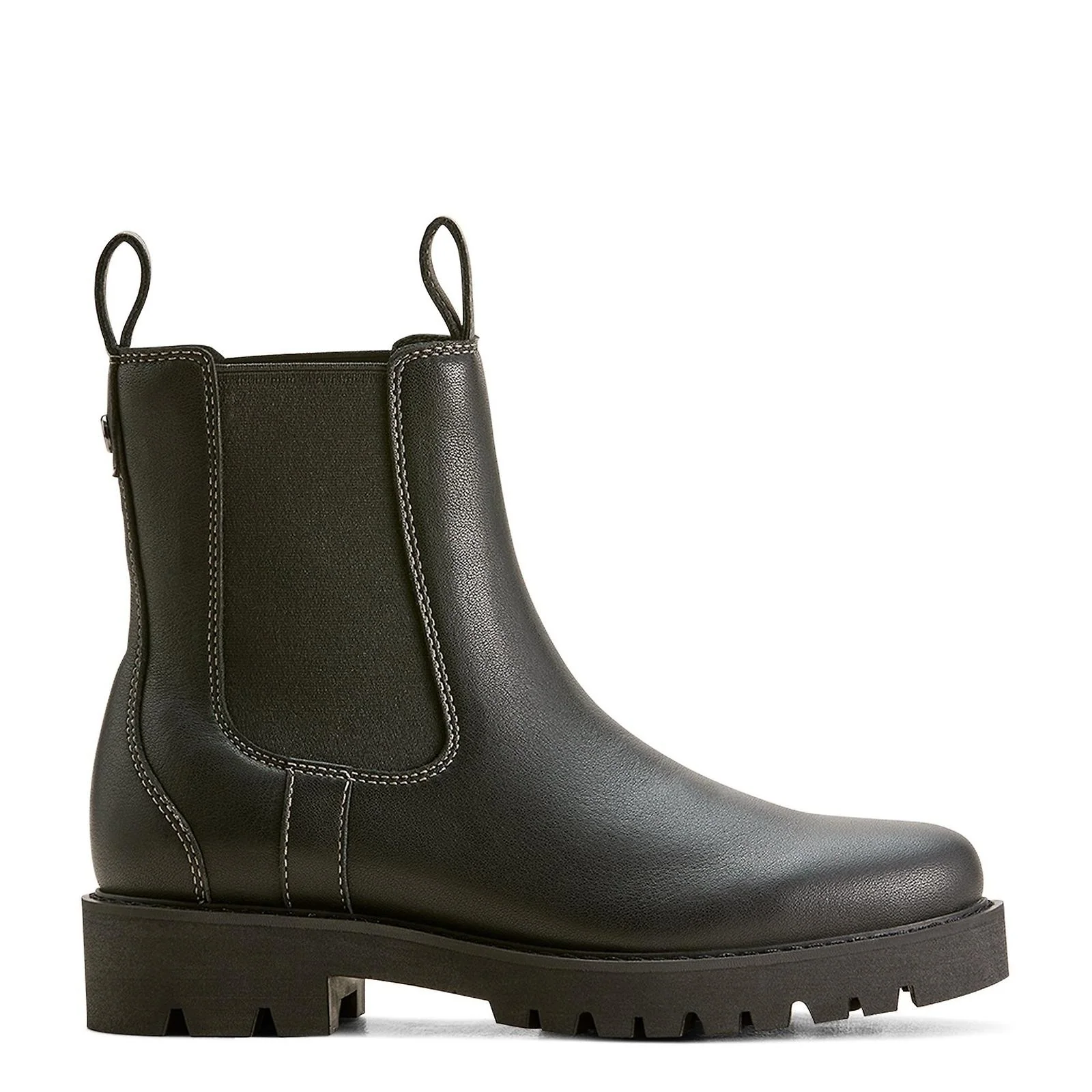 Ariat Women's Wexford Mid Waterproof Chelsea Boot - Jet Black - Image 2