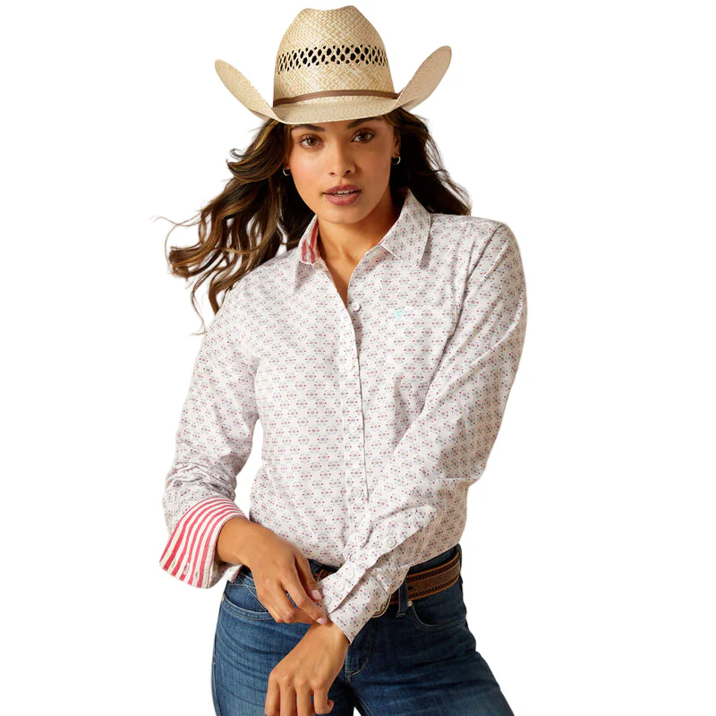 Ariat Women's Kirby Stretch Long Sleeve Shirt - Izel Print