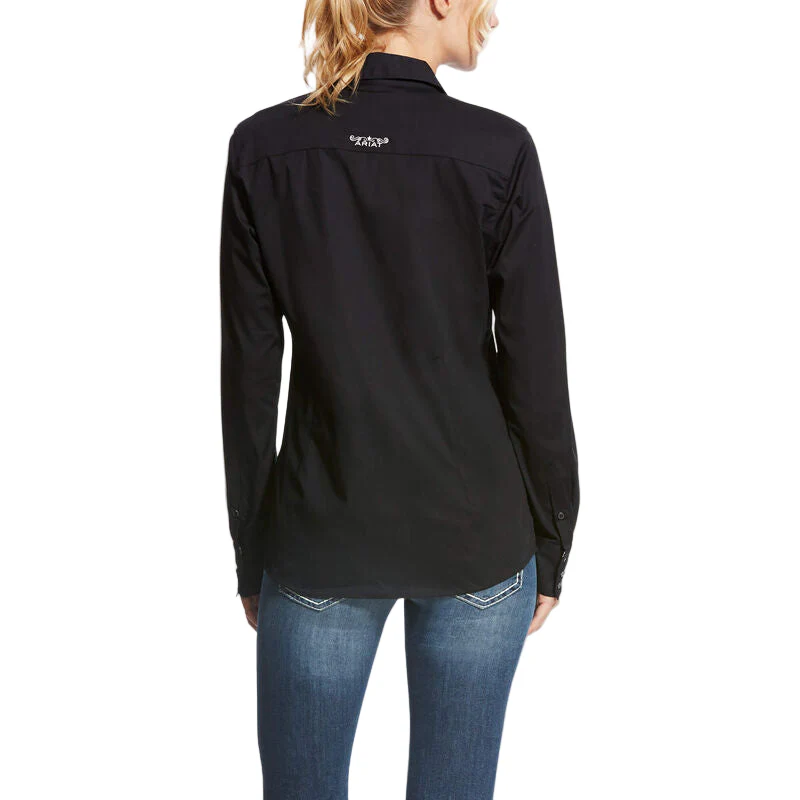 Ariat Women's WR Kirby Straight Shirt - Black - Image 2
