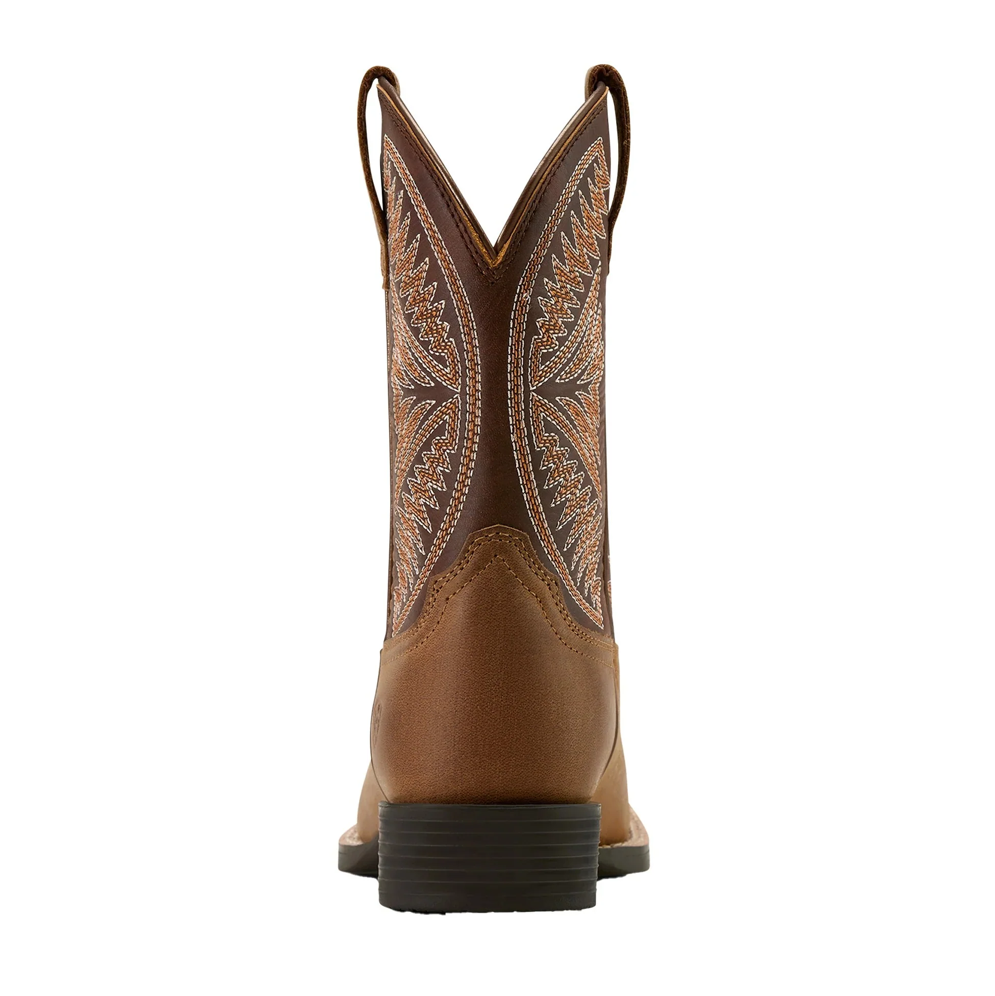Ariat Kid's Ruidoso Western Boot - Chocolate Brown - Image 2