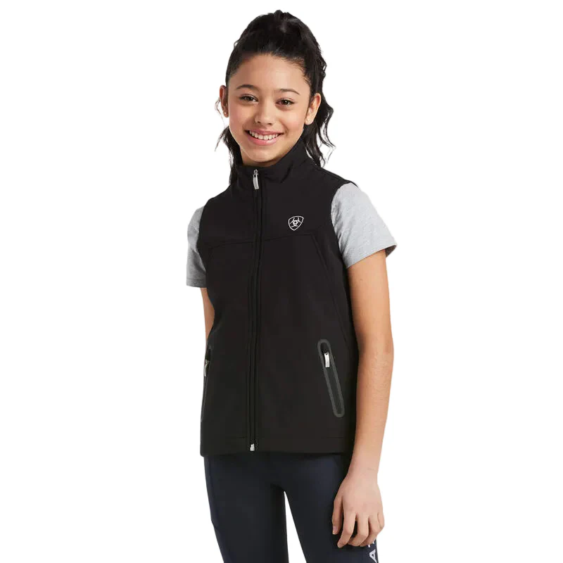Ariat Youth Team Softshell Vest - Black