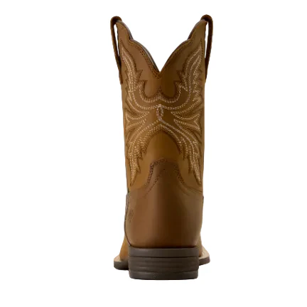 Ariat Youth Westwood Wide Square Toe Western Boot - Distressed Brown - Image 3