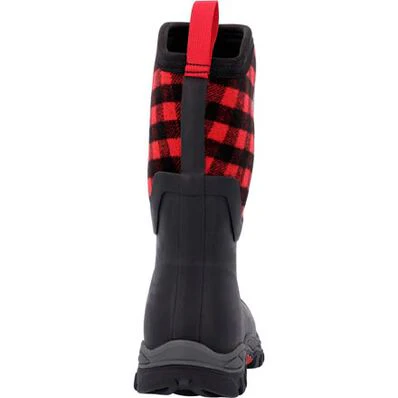 Muck Womens Arctic Sport II Mid Boots - Black/Red Plaid  FINAL SALE - Image 4
