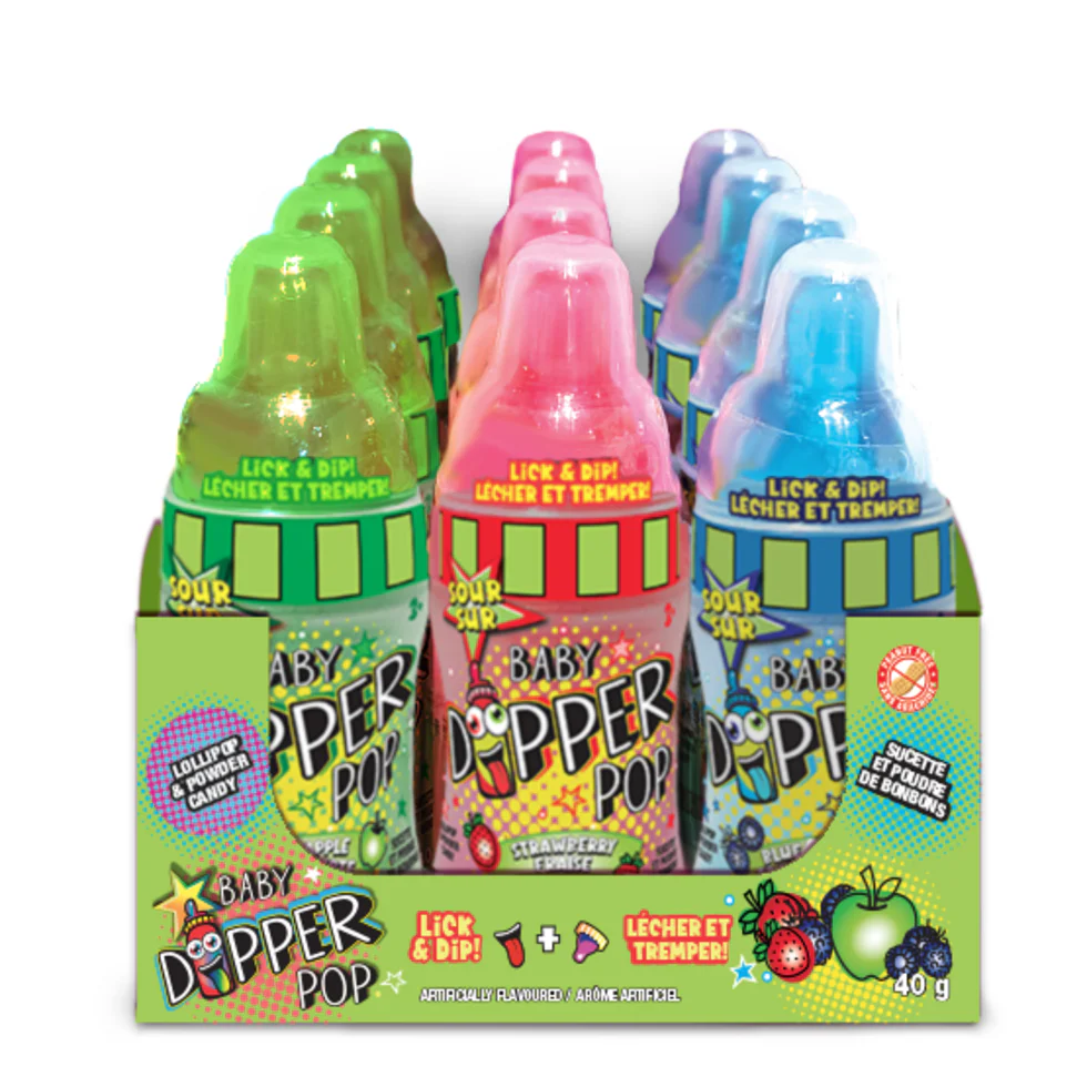 Baby Dipper Sour Pop 40g - Assorted Flavours