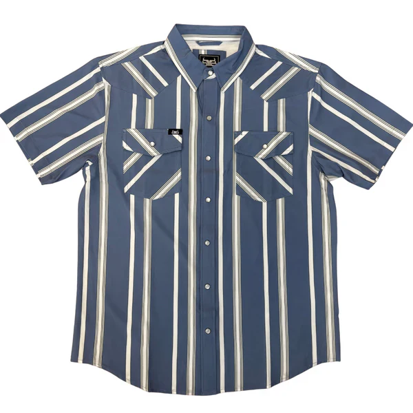 Baredown Brand Men's Long Sleeve Pearl Snap Shirt - Pay Window - Image 3