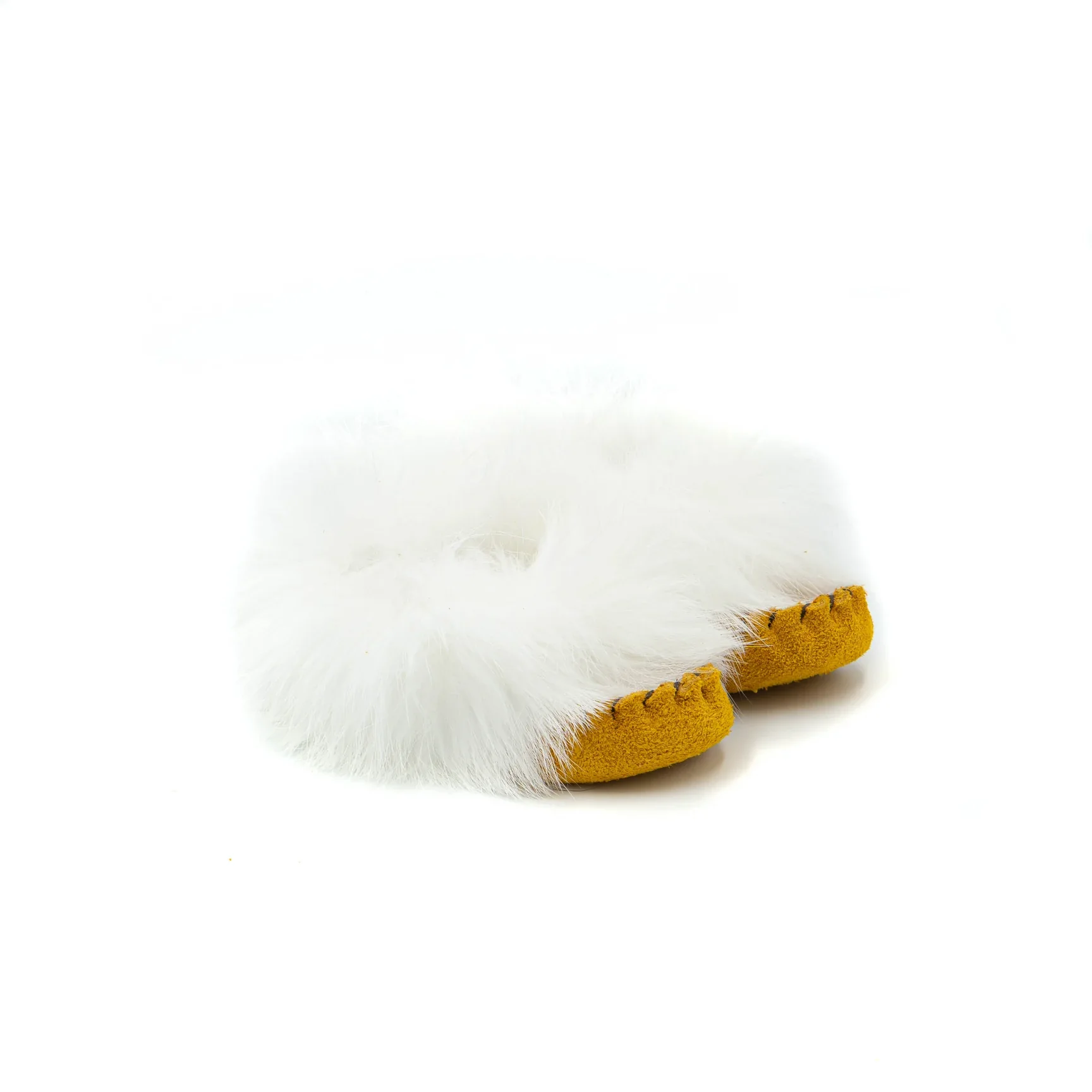 Bastien Infant Moccasins with Rabbit Fur Collar