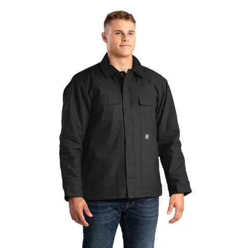 Berne Heritage Duck Chore Coat - Black