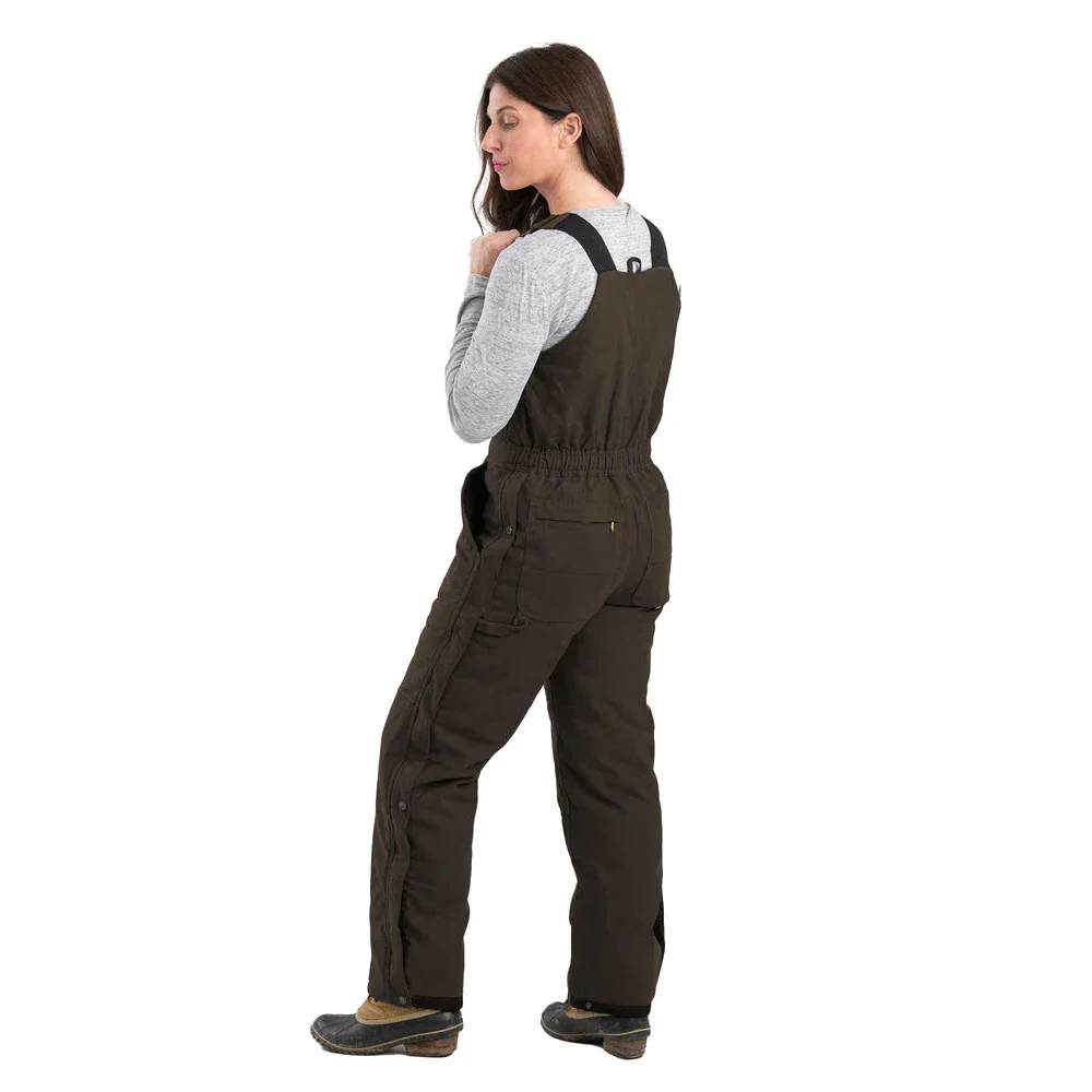 Berne Women's Softstone Duck Insulated Bib Overalls - Assorted Colours - Image 6