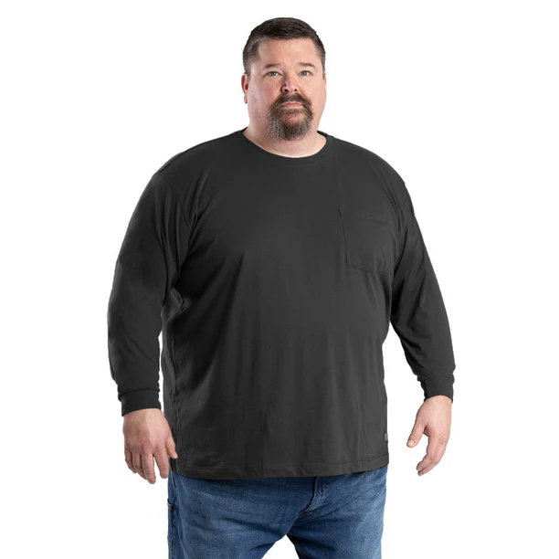 Berne Men's Performance Long Sleeve Pocket T-Shirt - Image 2