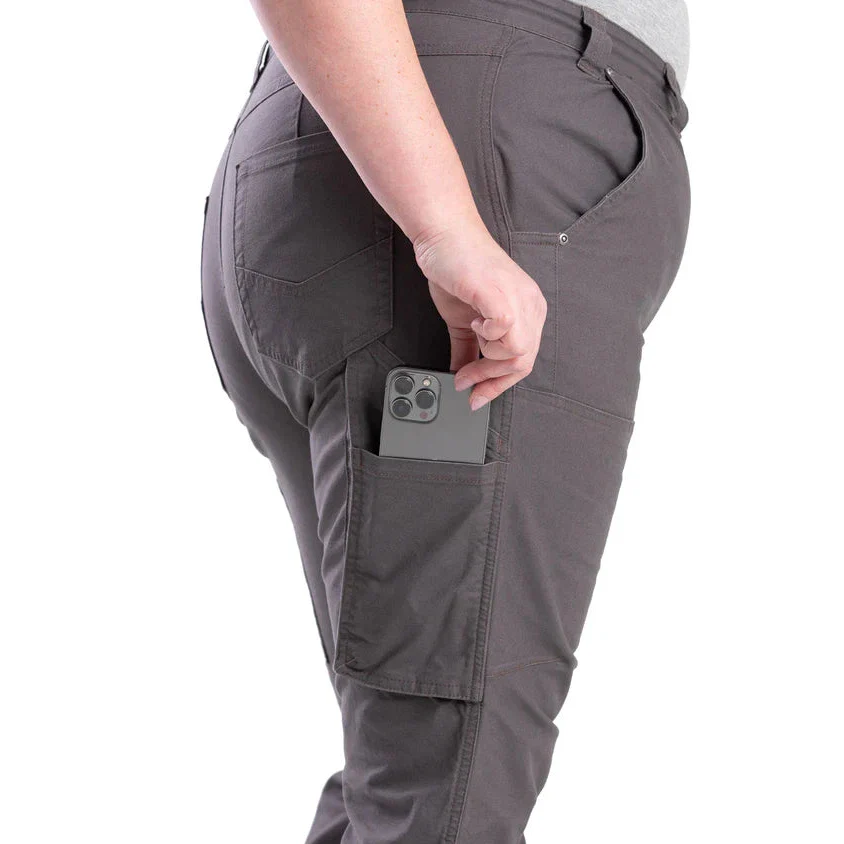 Berne Women's Flex Softstone Double Front Duck Pant - Brown Duck - Image 4