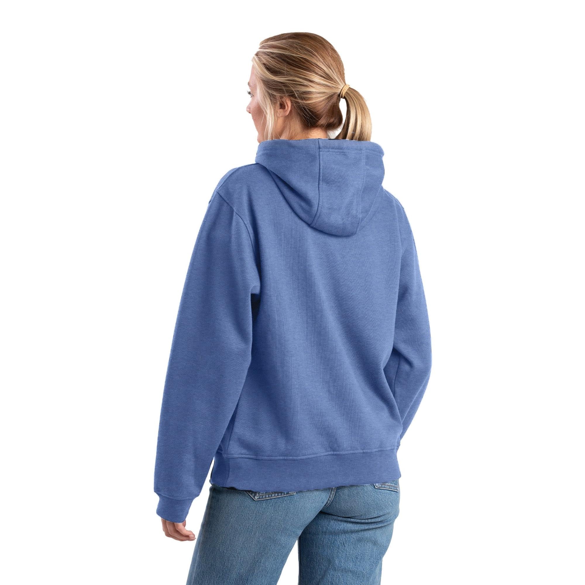 Berne Women's Heritage Zippered Pocket Hooded Pullover Sweatshirt - Image 4