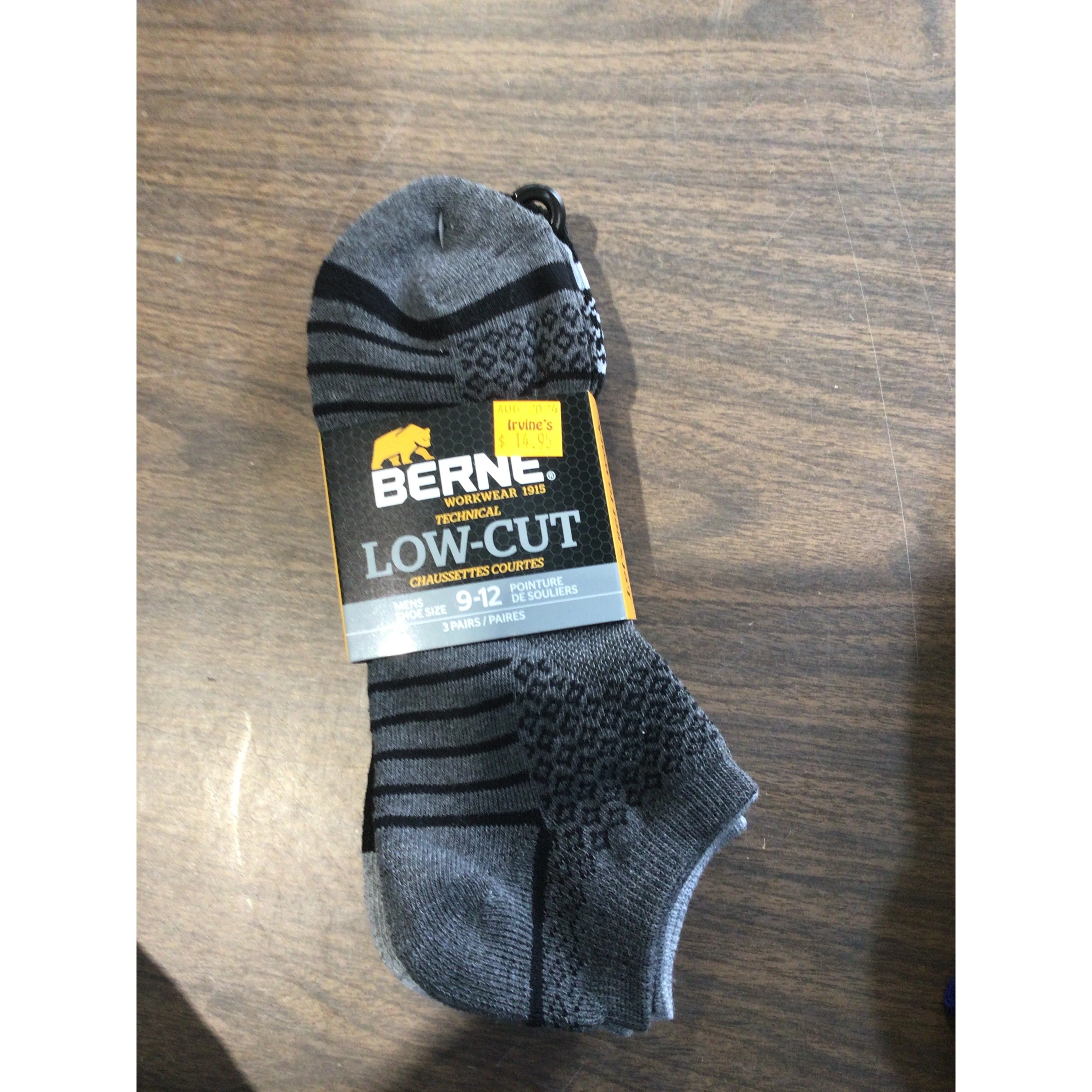 Berne Men's Low-Cut Performance Socks - Image 2