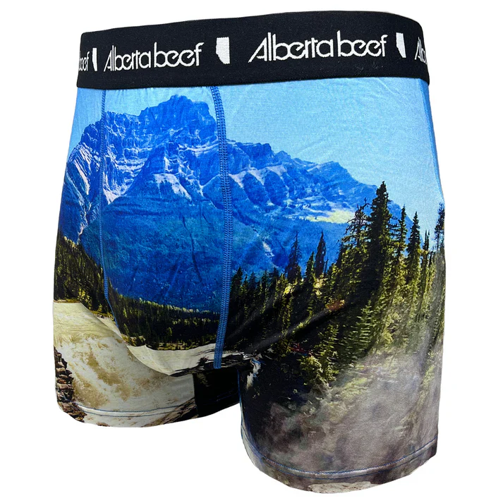 Berta Beef Men's Underwear Athabasca Falls - Blue - Image 2