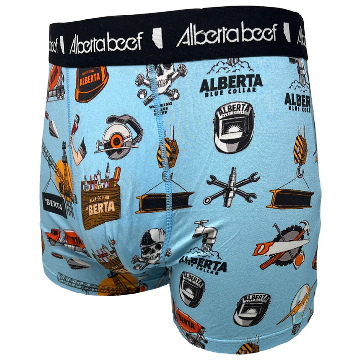 Berta Beef Men's Underwear Blue Collar - Light Blue - Image 2