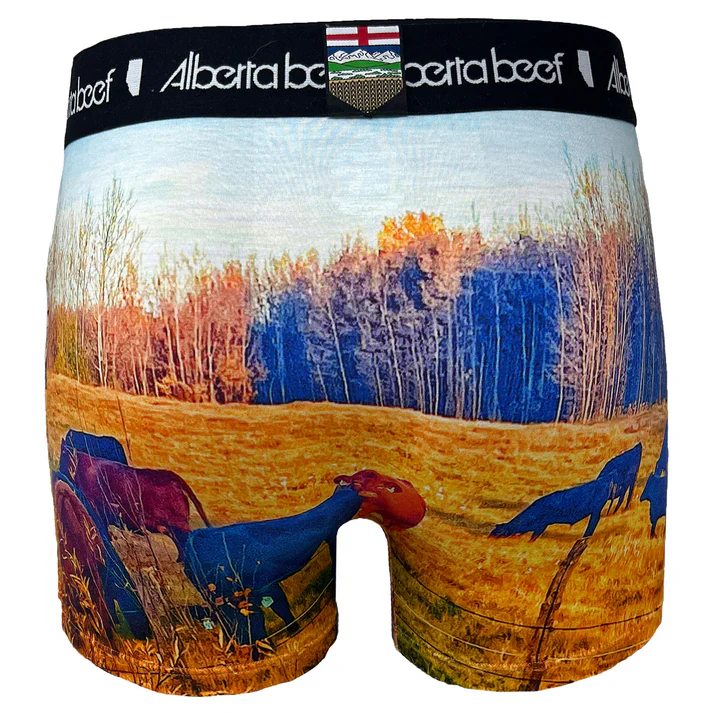 Berta Beef Men's Underwear The Other Guys - Yellow/Blue - Image 3