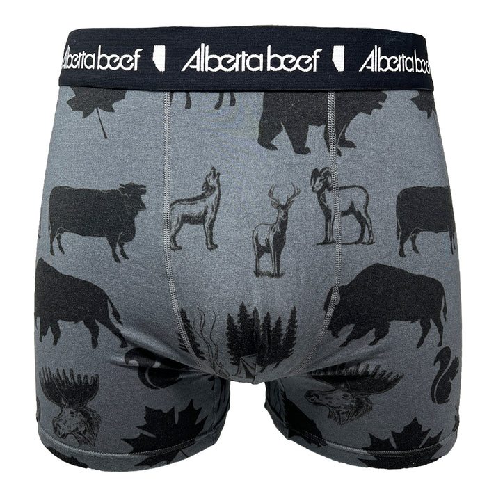 Berta Beef Men's Underwear Wallpaper - Grey - Image 3