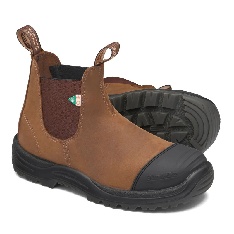 Blundstone Work & Safety #169 Boots - Saddle Brown - Image 3