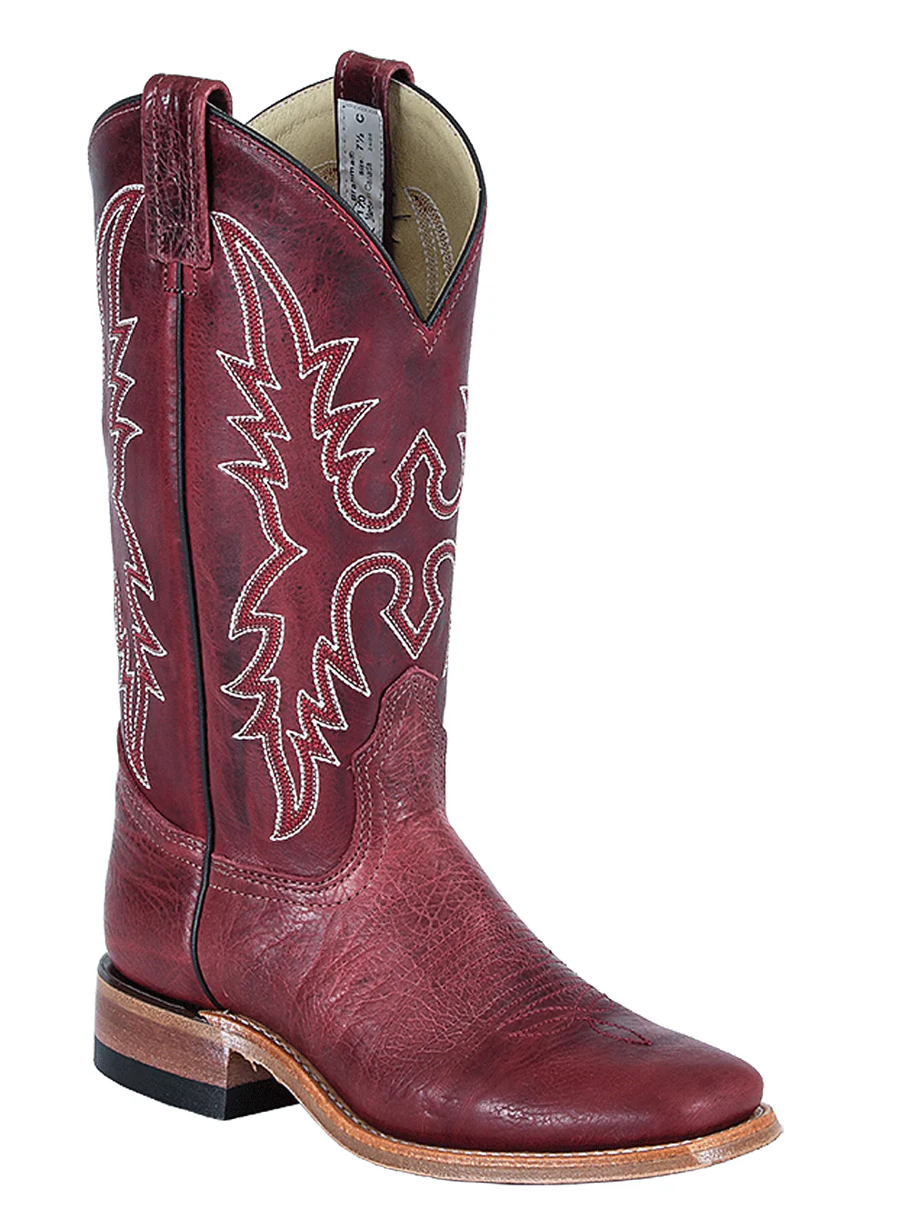 Brahma Women's Buckaroos Western Boots - Red Maple