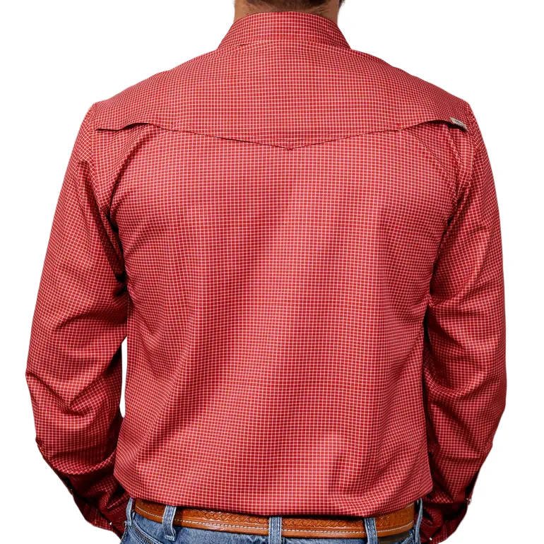 Brand Cowboy Men's The Grandpa Long Sleeve Shirt - Red - Image 2