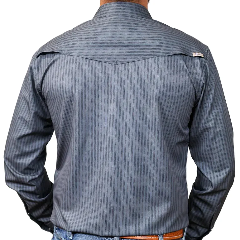 Brand Cowboy Men's The Rope & Range Long Sleeve Shirt - Gray - Image 2