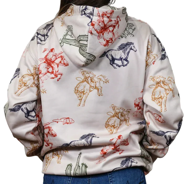 Brand Cowboy Unisex The Lariat Pullover Hoodie - White - Image 2