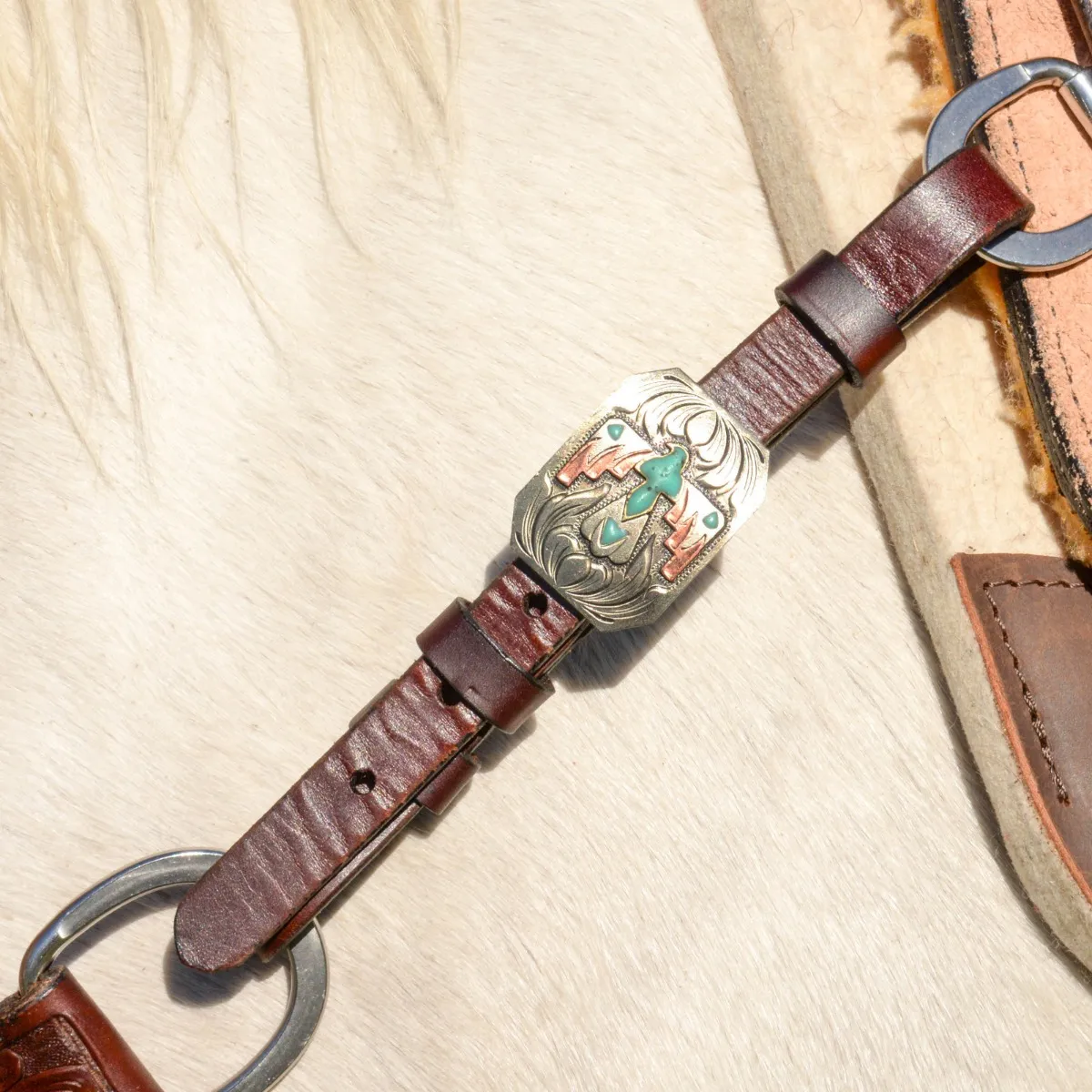 Circle Y Breast Collar 1 1/2" Great Oak - Image 3