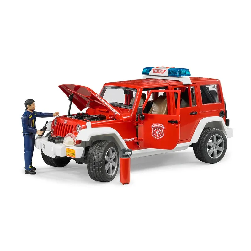 Bruder Jeep Rubicon Fire Rescue w Firefighter
